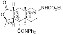 ((1R,3aR,4aR,6R,8aR,9S,9aS)-9-(二苯基氨?；?-1-甲基-3-氧代十氫萘并[2,3-c]呋喃-6-基)氨基羧酸乙酯