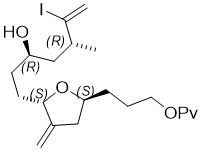 [2S-[2alpha,5beta(3S*,5S*)]]-2,2-二甲基丙酸 3-[四氫-5-(3-羥基-6-碘-5-甲基-6-庚烯基)-4-亞甲基-2-呋喃基]丙基酯