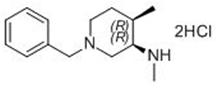 (3R,4R)-N,4-二甲基-1-(苯基甲基)-3-哌啶胺鹽酸鹽