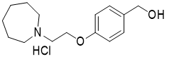 4-(2-氮雜環(huán)庚烷-1-基乙氧基)芐醇鹽酸鹽