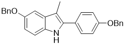 3-甲基-5-芐氧基-2-(4-芐氧基苯基)-1H-吲哚