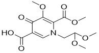 1-(2,2-二甲氧基乙基)-1,4-二氫-3-甲氧基-4-氧代-2,5-吡啶二甲酸 2-甲酯