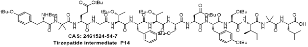 替爾泊肽中間體十四肽